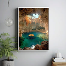 Cenotes of Yucatan Travel Print, Mexico Travel Print Collection, Travel Wall Art