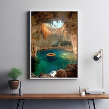 Cenotes of Yucatan Travel Print, Mexico Travel Print Collection, Travel Wall Art