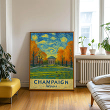 Champaign Travel Print Wall Art, Champaign - Illinois City Print, Champaign Travel Gift, Champaign City Poster, Wall Art, Wall Art