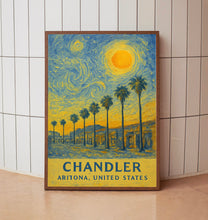 Chandler Poster Print, Chandler Travel Poster, Chandler Van Gogh Style Wall Art, Chandler, Arizona, United States