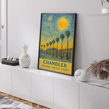 Chandler Poster Print, Chandler Travel Poster, Chandler Van Gogh Style Wall Art, Chandler, Arizona, United States