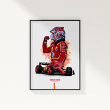 Charles Leclerc 2024 Ferrari Poster F1 Wall Art 1814974963