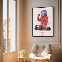Charles Leclerc 2024 Ferrari Poster F1 Wall Art 1814974963