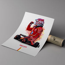 Charles Leclerc 2024 Ferrari Poster F1 Wall Art 1814974963