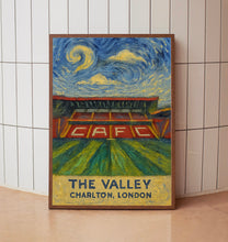 Charlton Athletic Art Print, The Valley Football Stadium, Framed or Unframed Picture