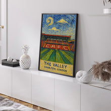 Charlton Athletic Art Print, The Valley Football Stadium, Framed or Unframed Picture