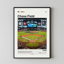 Chase Field Poster Arizona Diamondbacks MLB Stadium Print