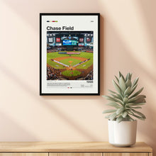 Chase Field Poster Arizona Diamondbacks MLB Stadium Print