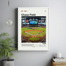 Chase Field Poster Arizona Diamondbacks MLB Stadium Print