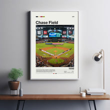 Chase Field Poster Arizona Diamondbacks MLB Stadium Print