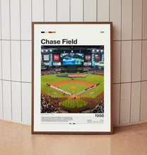 Chase Field Poster Arizona Diamondbacks MLB Stadium Print