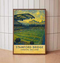 Chelsea FC  Stamford Bridge  Black and White Poster