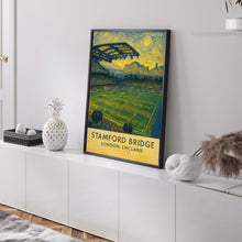 Chelsea FC  Stamford Bridge  Black and White Poster