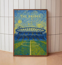 Chelsea 'The Bridge' Stadium Illustration - Contemporary Art Print - UNFRAMED or FRAMED - Perfect Gift for Him - Personalised Text Option (2)