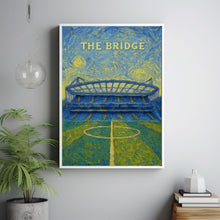 Chelsea 'The Bridge' Stadium Illustration - Contemporary Art Print - UNFRAMED or FRAMED - Perfect Gift for Him - Personalised Text Option (2)