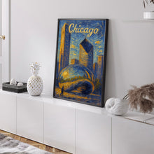 Chicago Cloud Gate Skyline Postcard