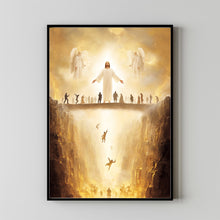 Christ in Glory - Jesus Christ in the clouds, Ascension to Heaven, The Second Coming