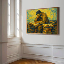 Christian Artwork St Augustine of Hippo Wall Art, Serene Print of a contemplative St. Augustine