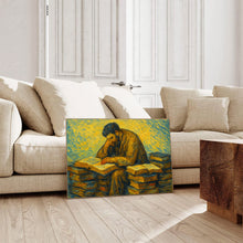 Christian Artwork St Augustine of Hippo Wall Art, Serene Print of a contemplative St. Augustine
