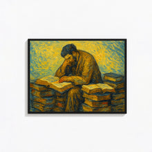 Christian Artwork St Augustine of Hippo Wall Art, Serene Print of a contemplative St. Augustine