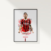Christian Pulisic AC Milan Poster Serie A Football Wall Art 4343242593
