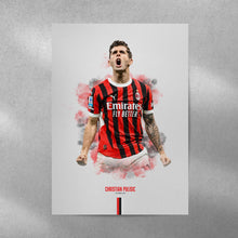 Christian Pulisic AC Milan Poster Serie A Football Wall Art 4343242593