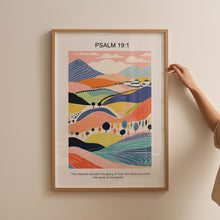 Christian Wall Art Print, Religious Poster, Digital Faith Poster, Bible Psalm Verse Print, Scripture Art, Baptism Gift, Gift for Christian 1743433444