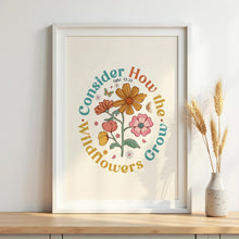 Christian Wall Print Retro Wildflower Bible Verse Luke Print Christian Poster Digital Download Wall Decor Large Printable Art Christian Gift 1512235264 3241
