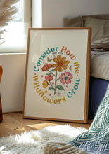 Christian Wall Print Retro Wildflower Bible Verse Luke Print Christian Poster Digital Download Wall Decor Large Printable Art Christian Gift 1512235264 3241