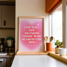 Christian Wall Print, Retro Christian Poster, Scripture Art, Bible Psalms, Digital Download, Wall Decor, Printable Art, Gift For Christian 1659051316