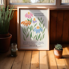 Christian Wall Print, Wildflower Bible Verse, Luke Print, Scripture Art, Christian Poster, Digital Download, Wall Decor, Christian Gift 1750217390