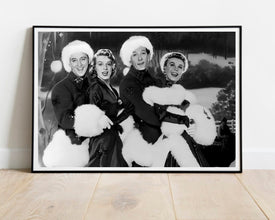 Christmas Full Poster, Christmas Vacation, Movie Gifts, Black and White Christmas Classic Vintage Film Canvas Retro Print Instant Download 1616961916