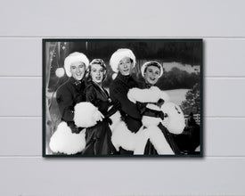 Christmas Full Poster, Christmas Vacation, Movie Gifts, Black and White Christmas Classic Vintage Film Canvas Retro Print Instant Download 1616961916