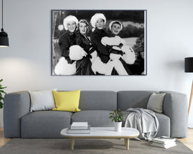 Christmas Full Poster, Christmas Vacation, Movie Gifts, Black and White Christmas Classic Vintage Film Canvas Retro Print Instant Download 1616961916