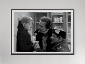 Christmas Home Decor, Funny Retro Movie Poster, Black and White, Kevin 90's Comedy Christmas Gift, Best Movies of All Time, Digital Download 1824265789