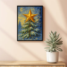 Christmas Tree Star Wall Art Christmas Wall Art, Christmas Gift Wall Art, Primitive Holiday Decor