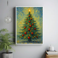 Christmas Tree Wall Art Print, Christmas Wall Art, Christmas Gift Wall Art, Primitive Holiday Decor