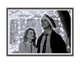 Christmas Vacation Movie Poster, Chevy Chase, Black and White Photo, Printable Christmas Wall Art, Shitters Full Poster, Digital Download 1613068023
