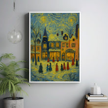 Christmas Wall Art Cute Winter Village Christmas Decor Cozy Season Print Hello December Print