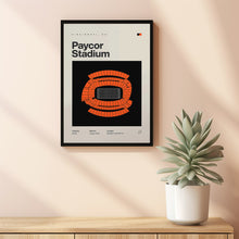 Cincinnati Bengals Poster, Paycor Stadium Print, Mid Century Modern Football Poster, Sp-T4X89B