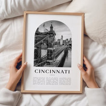 Cincinnati Travel Poster, Cincinnati Print, Cincinnati Wall Art, Travel Print, Ohio City Art, Cincinnati Gift, Ohio Decor  US65M 4344788291