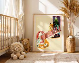 Cinderella 1950 Movie Poster American Animated Film (Digital Download) 980299489