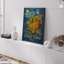 Cinque Terre City Travel Print, Cinque Terre Italy Travel Poster Print, Italy City Wall Art, Cinque Terre Travel Wall Decor