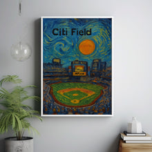 Citi Field Poster, Mets Poster, Minimalist, Helvetica, Mid-Century Modern, Baseball Art, Baseball Stadium Poster, New York Mets