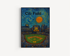 Citi Field Poster, Mets Poster, Minimalist, Helvetica, Mid-Century Modern, Baseball Art, Baseball Stadium Poster, New York Mets