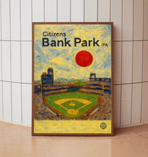 Citizens Bank Park Poster, Phillies Poster, Minimalist, Helvetica, Mid-Century Modern, Baseball Art, Baseball Stadium Poster, Philadelphia