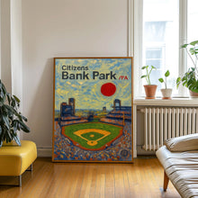 Citizens Bank Park Poster, Phillies Poster, Minimalist, Helvetica, Mid-Century Modern, Baseball Art, Baseball Stadium Poster, Philadelphia (2)