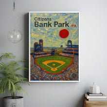 Citizens Bank Park Poster, Phillies Poster, Minimalist, Helvetica, Mid-Century Modern, Baseball Art, Baseball Stadium Poster, Philadelphia (2)