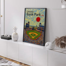Citizens Bank Park Poster, Phillies Poster, Minimalist, Helvetica, Mid-Century Modern, Baseball Art, Baseball Stadium Poster, Philadelphia (2)