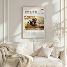 City of God, Fernando Meirelles, Retro Movie Poster, Custom Movie Poster 4421171004